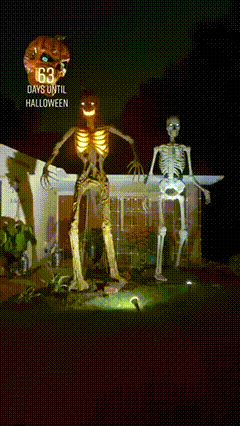 πβ¨12 ft. Giant-Sized Skeleton with LifeEyes
