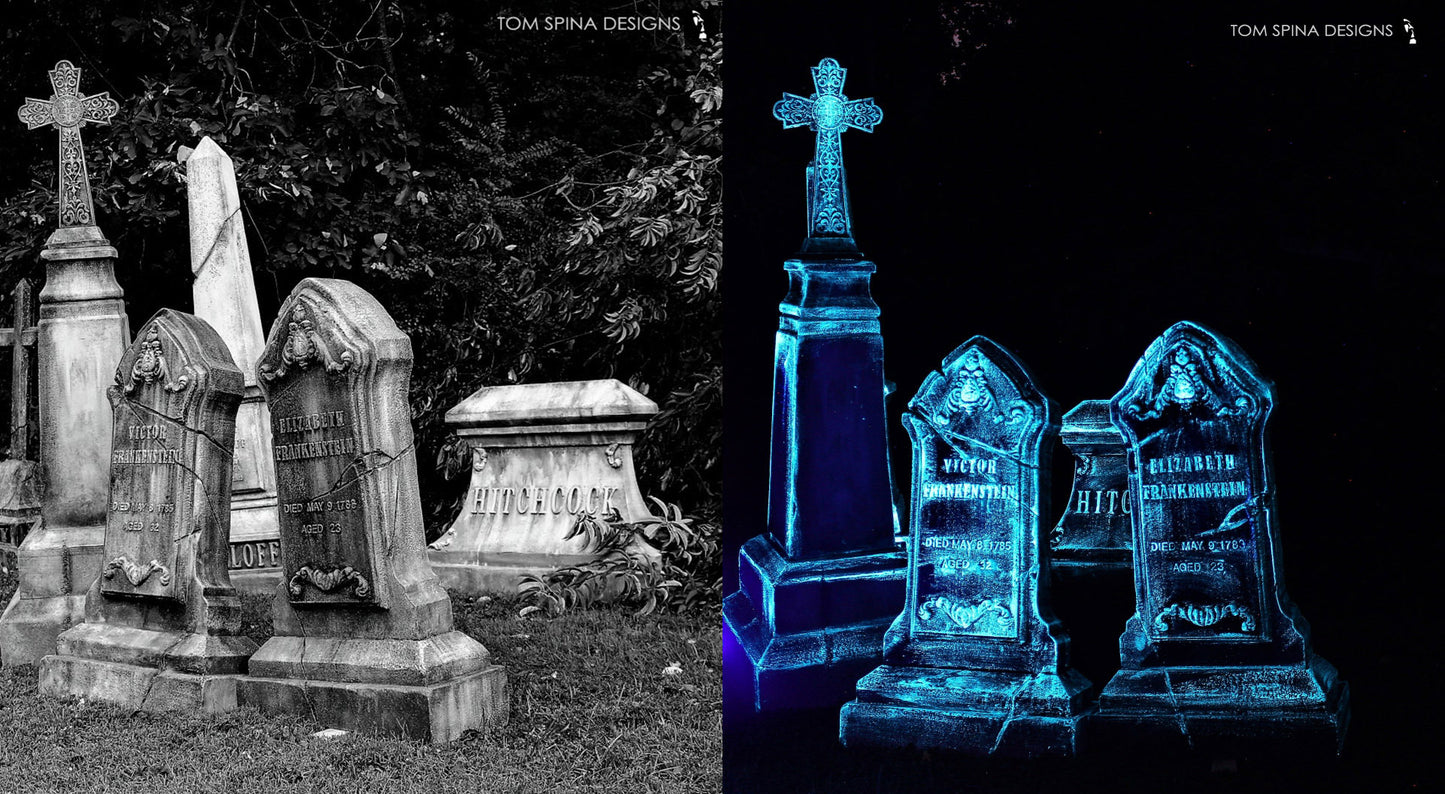 ☠️ Halloween Decoration☠️ Glow-In-the-Dark Cemetery