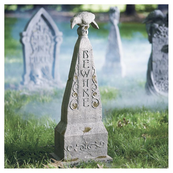 "Beware" with Raven Tombstone