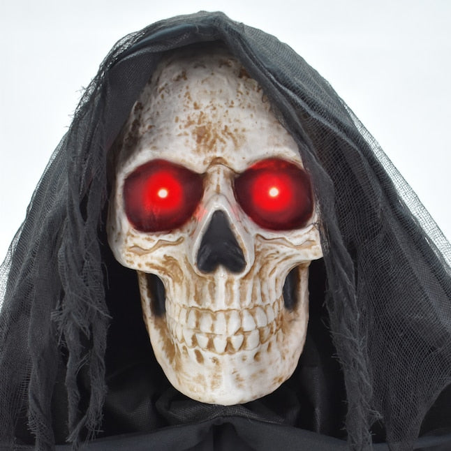 6-ft Bluetooth Reaper Band LED Guitar Player Animatronic