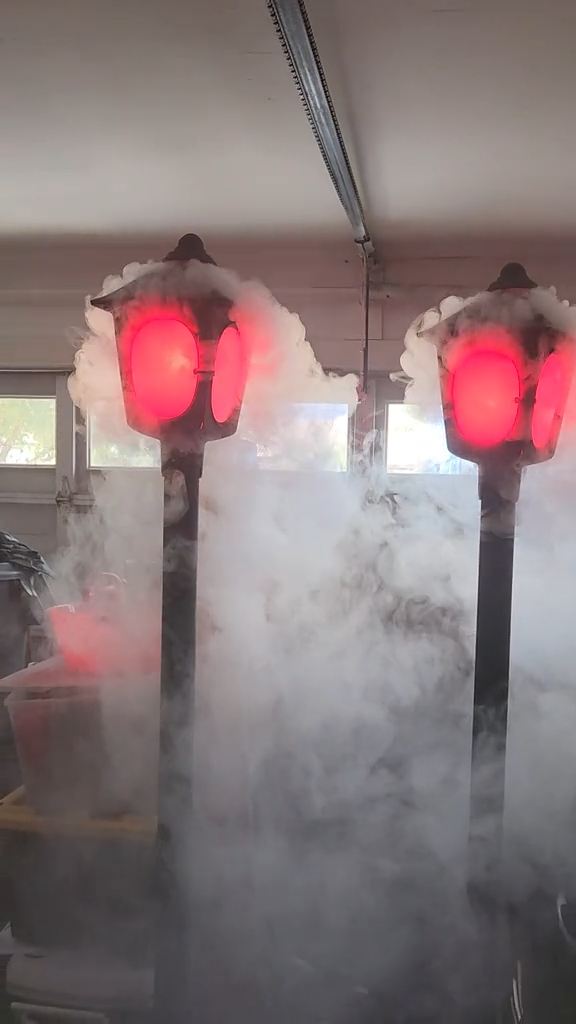 Halloween Steam Lantern Pillar Set