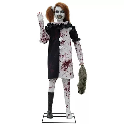 Animatronic Art the Clown, 6.5ft - Terrifier Halloween Decoration
