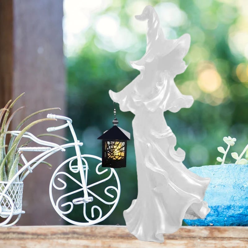 Halloween Presale 49% Off Today🎃Witch With Lantern Decoration👻