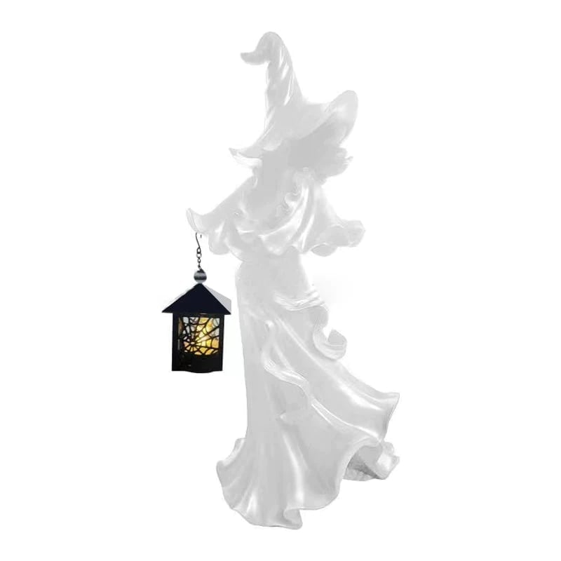 Halloween Presale 49% Off Today🎃Witch With Lantern Decoration👻