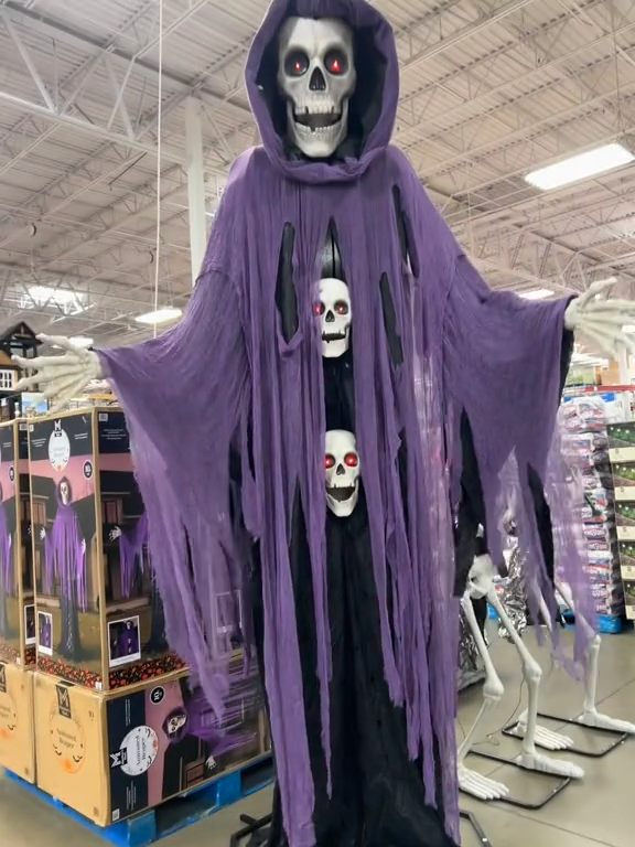 10' Animated Triple Fright Reaper
