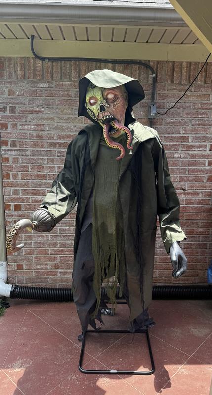6.5-ft Haunted Harbor Talking LED Zombie Fisherman Animatronic