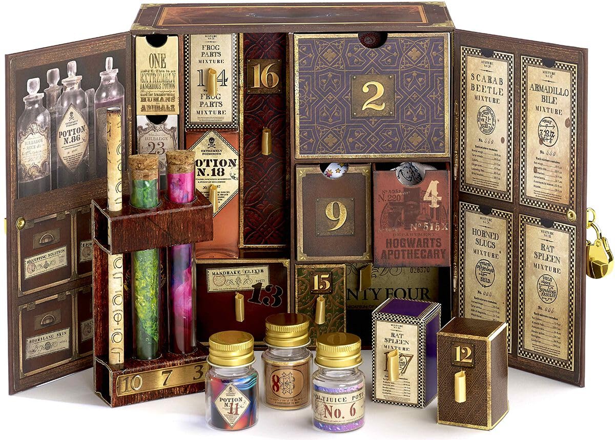 Carat Shop - Official Harry Potter Potions Advent Calendar - 24 Piece Jewelry & Accessories Gifts - Harry Potter Gifts -