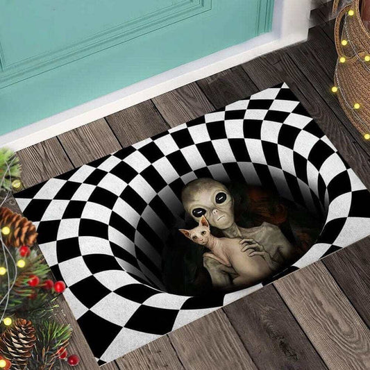 NEW Halloween Illusion Doormat