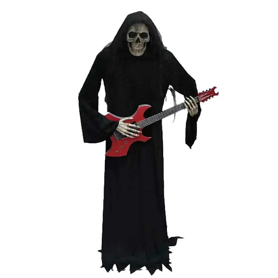 6-ft Animatronic Bluetooth Reaper with Guitar