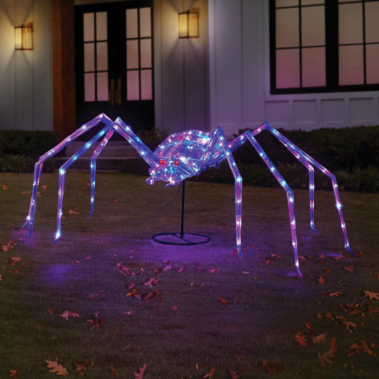 Pre-Lit Prismatic Spider