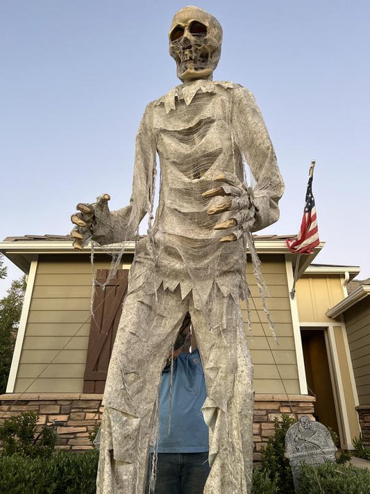 12-ft LED Lighted Mummy Animatronic