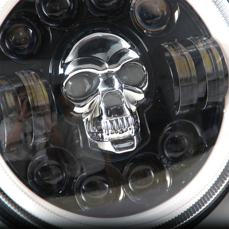 🔥FREE SHIPPING - 7 inch Skull LED Headlights