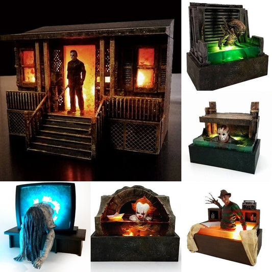 🔥🔥 - 📺Halloween Horror Movie Character 3D Luminous Model