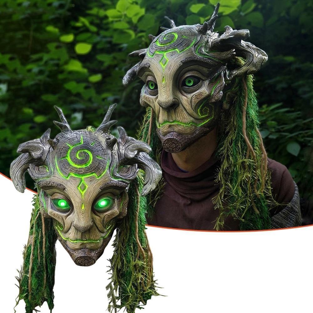 LED Luminous Glowing Costume Forest Spirit Mask (2 Styles)
