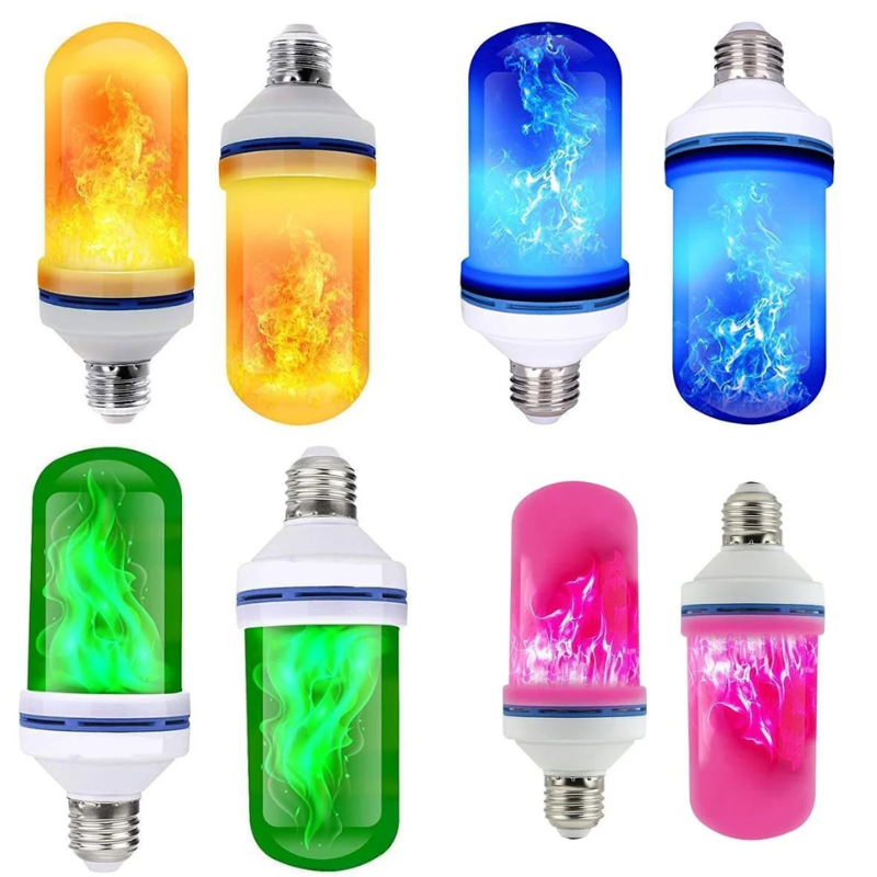 LED Flame Effect Light Bulb-With Gravity Sensing Effect