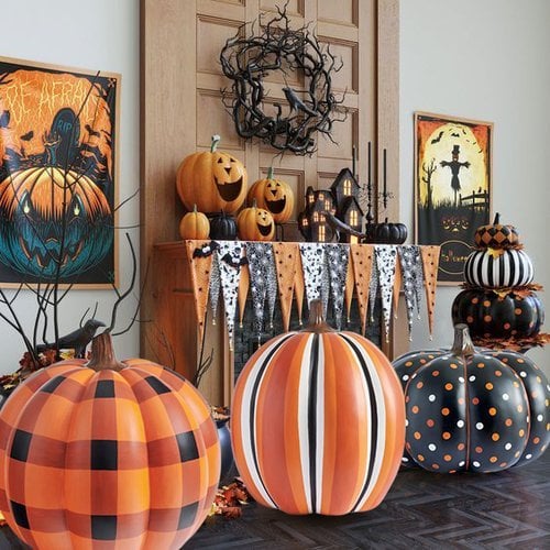 (🎃Halloween Early Sale-50% OFF)Led Yard Pumpkins Inflatable Decorated