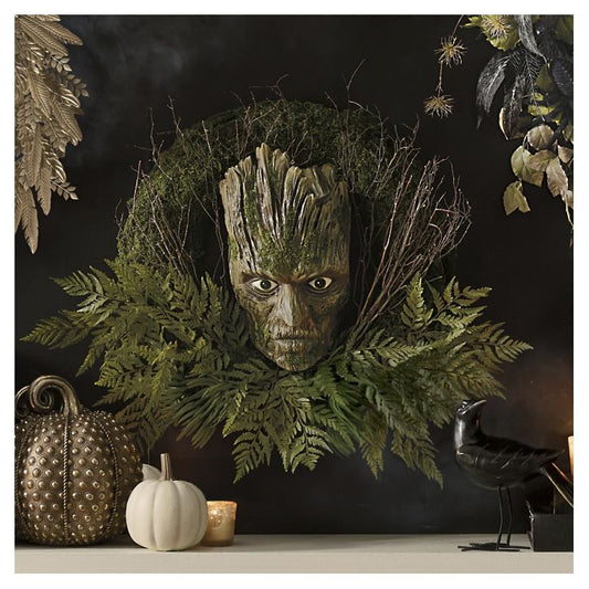 Ominous Forest Face Wreath