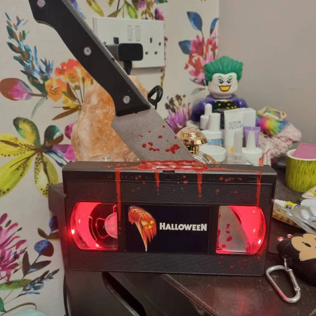 Deluxe Halloween 1978 VHS Lamp