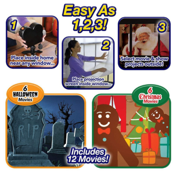 🎃Halloween Pre-Sale 50% OFF-Halloween Holographic Projection