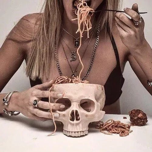 🔥Buy 3 Get 1 Free(4Packs) -Human Skull Bowl 💀