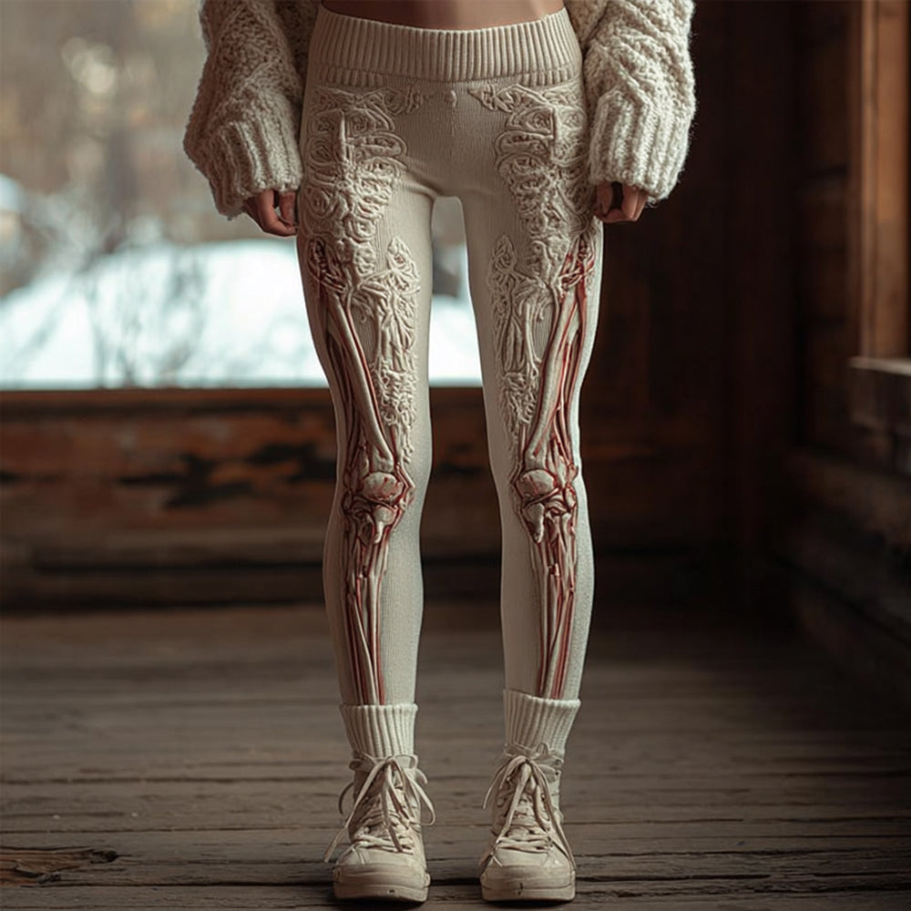 Women's Halloween Anatomy Art Pants