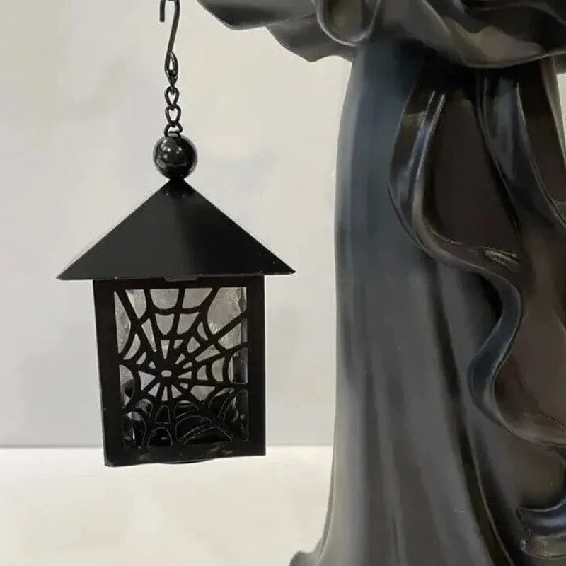 Halloween Presale 49% Off Today🎃Witch With Lantern Decoration👻