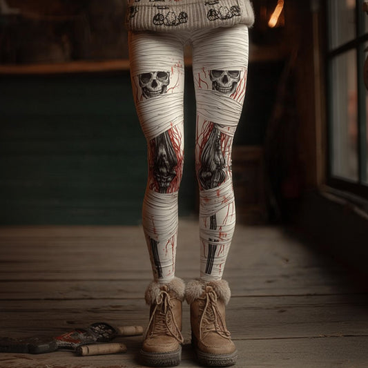 Women Halloween Human Anatomy Art Making Old Pants