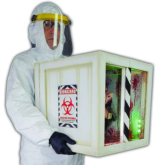 Biohazard Box Lunging Zombie Head