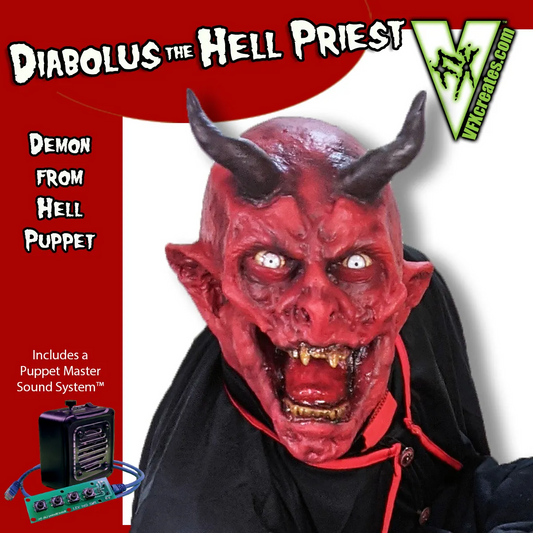 Diabolus the Hell Priest Puppet w/moving mouth