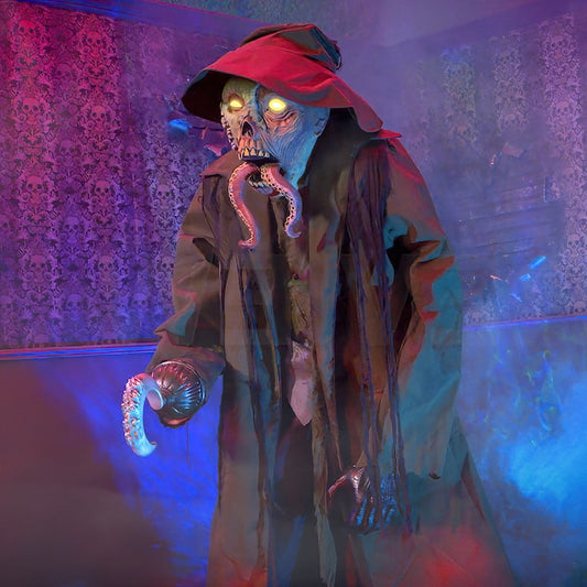 6.5-ft Haunted Harbor Talking LED Zombie Fisherman Animatronic
