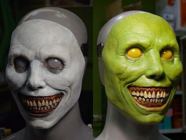 Halloween Special-Demon Mask 👻👻Creepy Halloween Mask