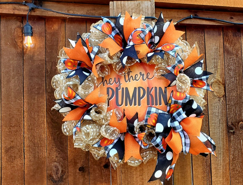 Pumpkin wreath, halloween wreath, halloween wreath for front door, halloween Pumpkin wreath, farmhouse Halloween wreath, halloween farmhouse