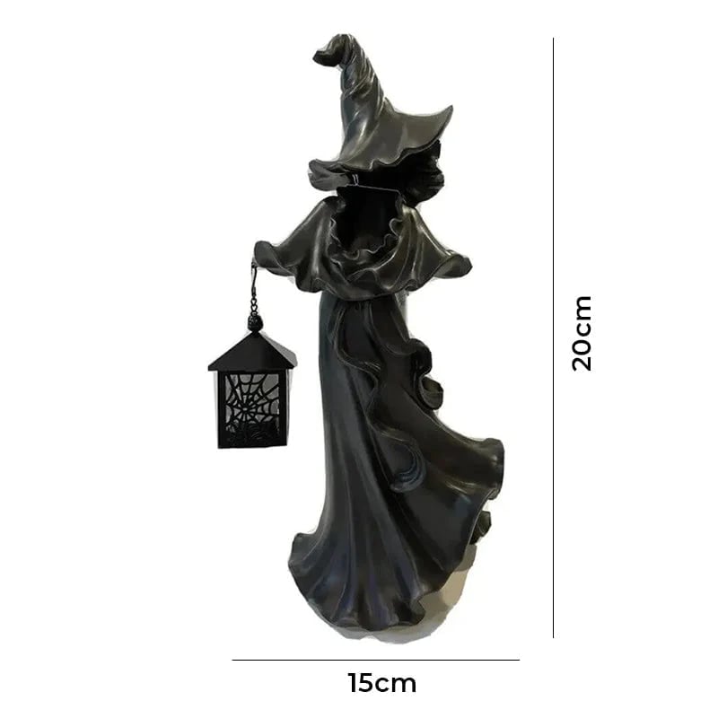 Halloween Presale 49% Off Today🎃Witch With Lantern Decoration👻
