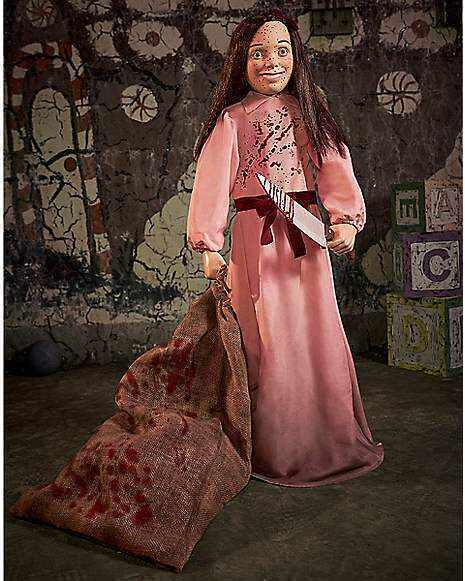 The girl with the cloth bag Animatronic