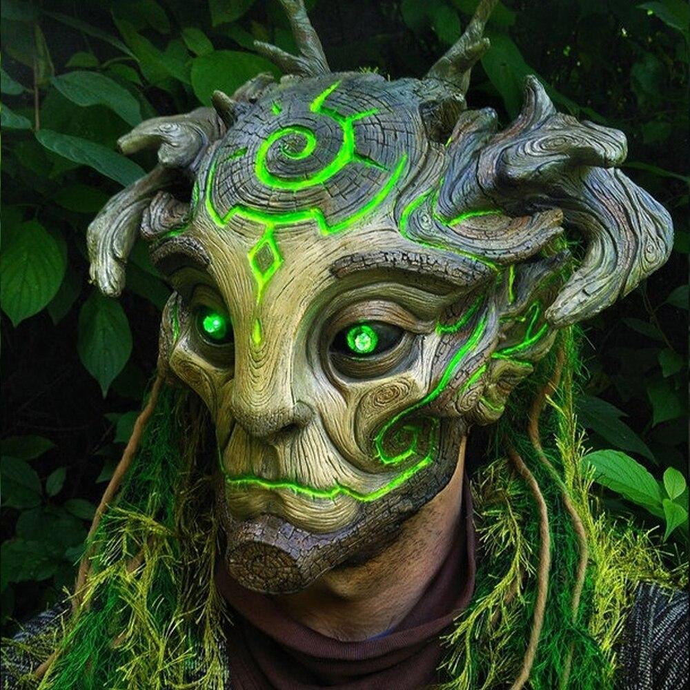 LED Luminous Glowing Costume Forest Spirit Mask (2 Styles)