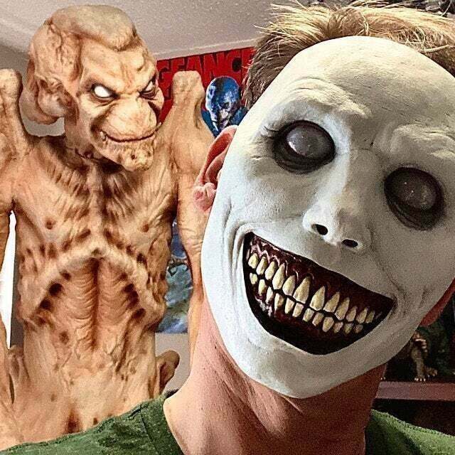 Halloween Special-Demon Mask 👻👻Creepy Halloween Mask