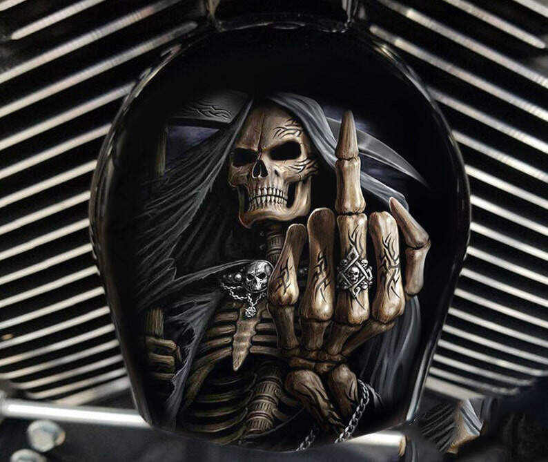 Harley  Custom Made COWBELL HORN COVER