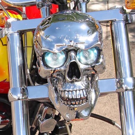 (🔥 - 50% OFF)Skull Headlight At The Real HeadLight💀💀