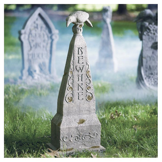 "Beware" with Raven Tombstone