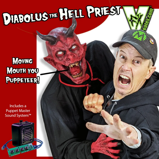 Diabolus the Hell Priest Puppet w/moving mouth