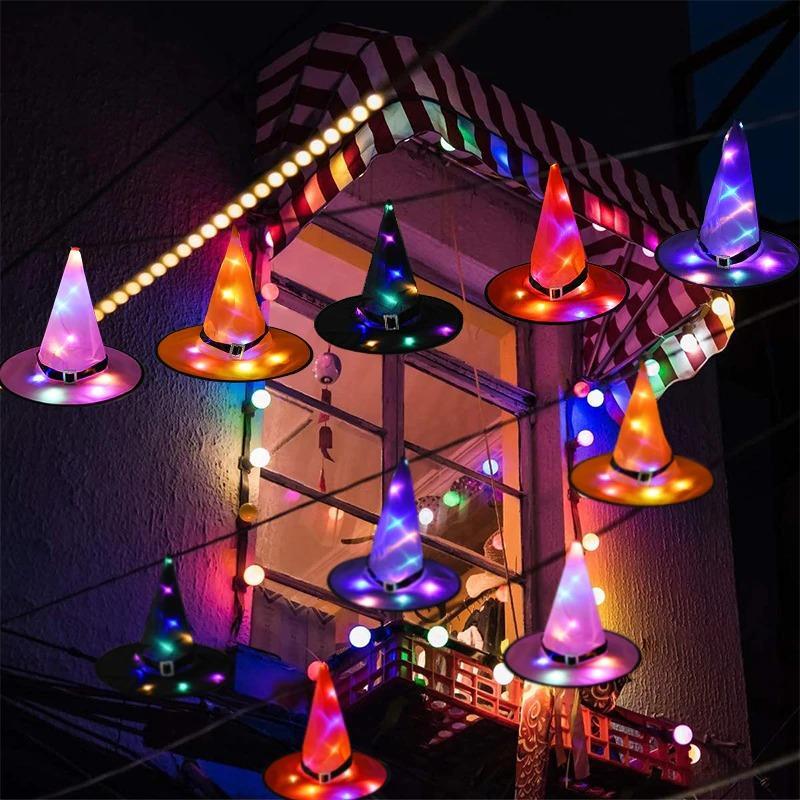 🎃Limited Time Special Only $4.99🎃 Glowing Witch Hat Hanging/Wearable