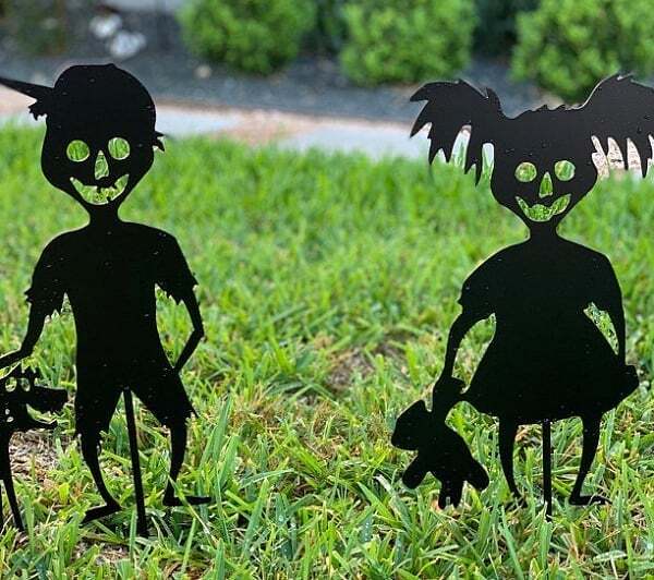 Cute Ghost Zombies - Metal Art
