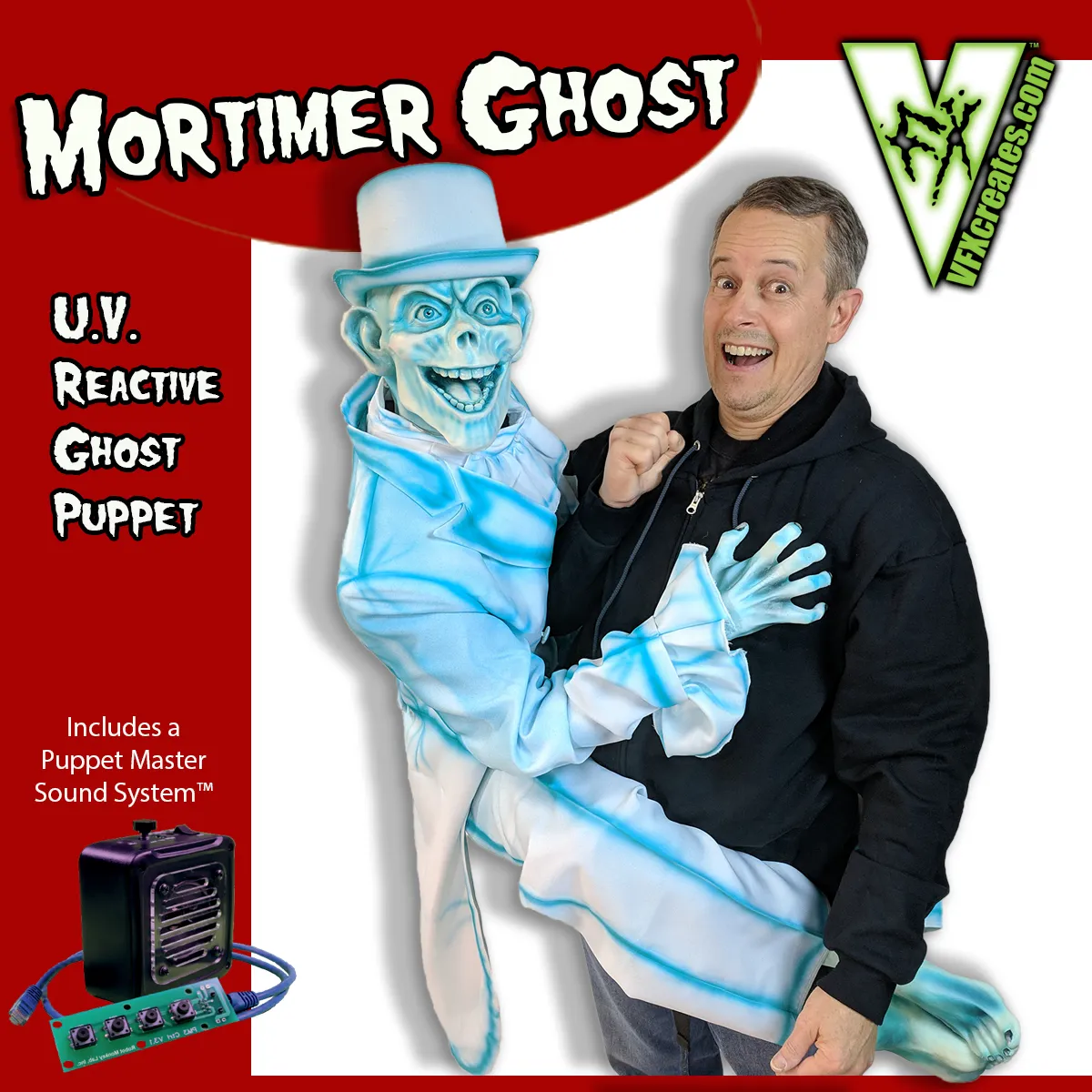 Diabolus the Hell Priest Puppet w/moving mouth