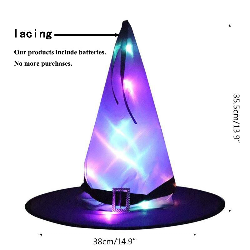 🎃Limited Time Special Only $4.99🎃 Glowing Witch Hat Hanging/Wearable