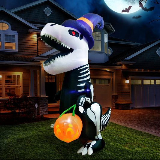 Jumbo Halloween Skeleton Dinosaur Inflatable