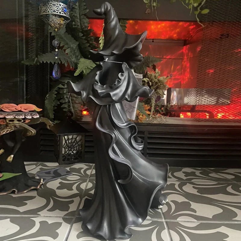 Halloween Presale 49% Off Today🎃Witch With Lantern Decoration👻