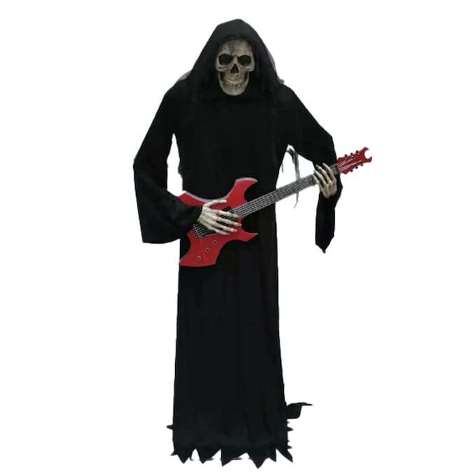 6-ft Animatronic Bluetooth Reaper with Guitar