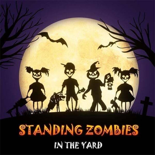 Cute Ghost Zombies - Metal Art