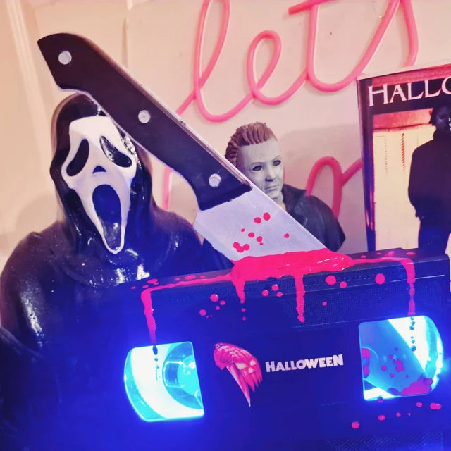 Deluxe Halloween 1978 VHS Lamp
