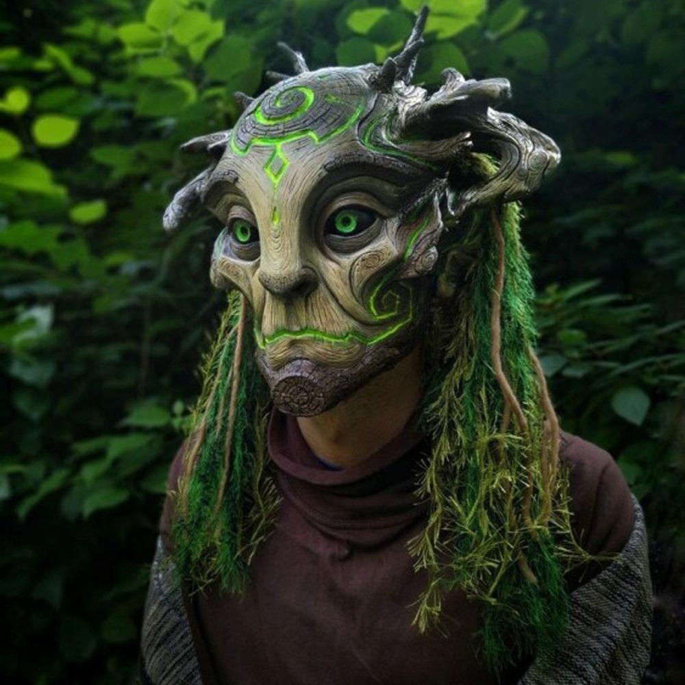 LED Luminous Glowing Costume Forest Spirit Mask (2 Styles)